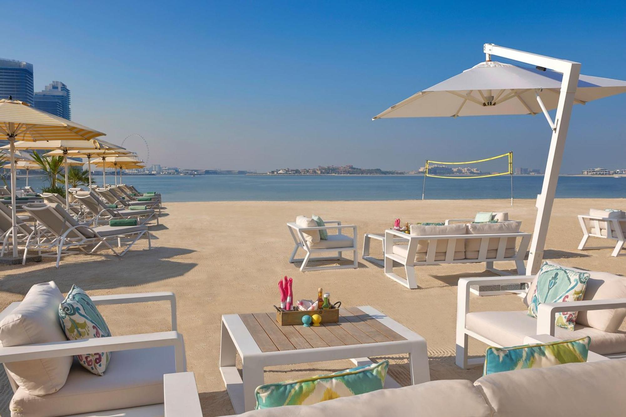 Marriott Resort Palm Jumeirah, Dubai Esterno foto Beach at Jumeirah Beach Hotel