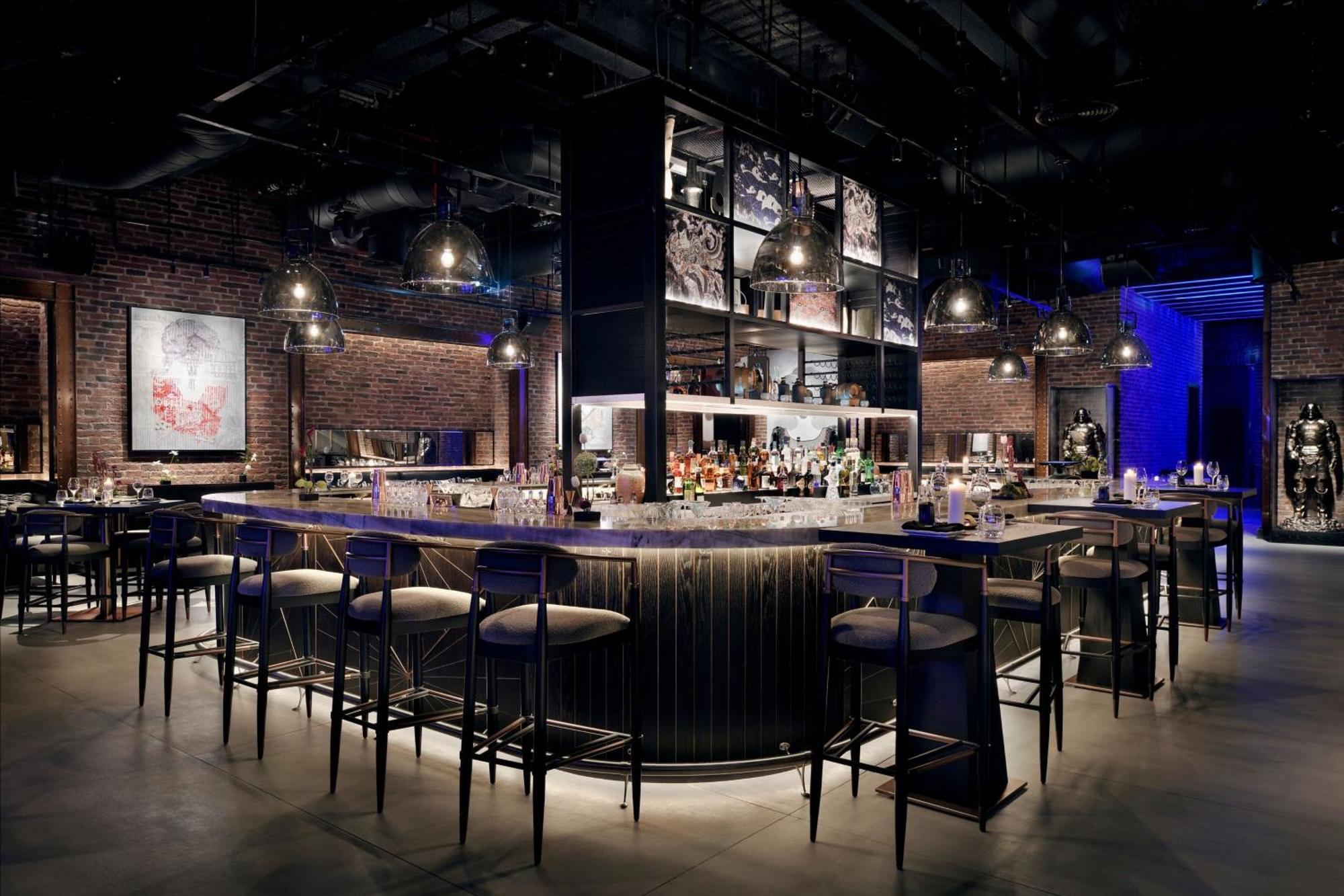 Marriott Resort Palm Jumeirah, Dubai Esterno foto The bar at the restaurant