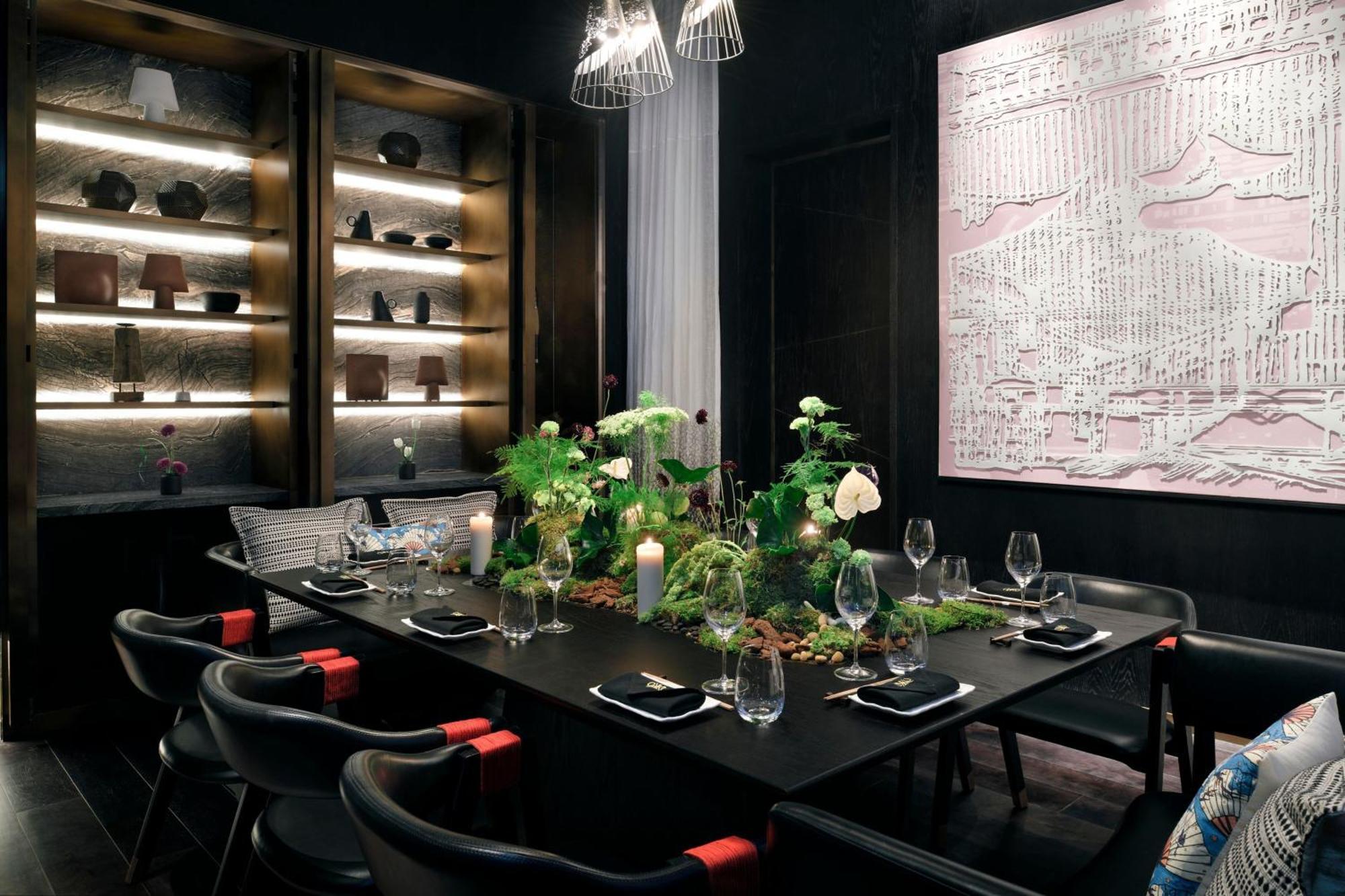 Marriott Resort Palm Jumeirah, Dubai Esterno foto Private dining room at the restaurant