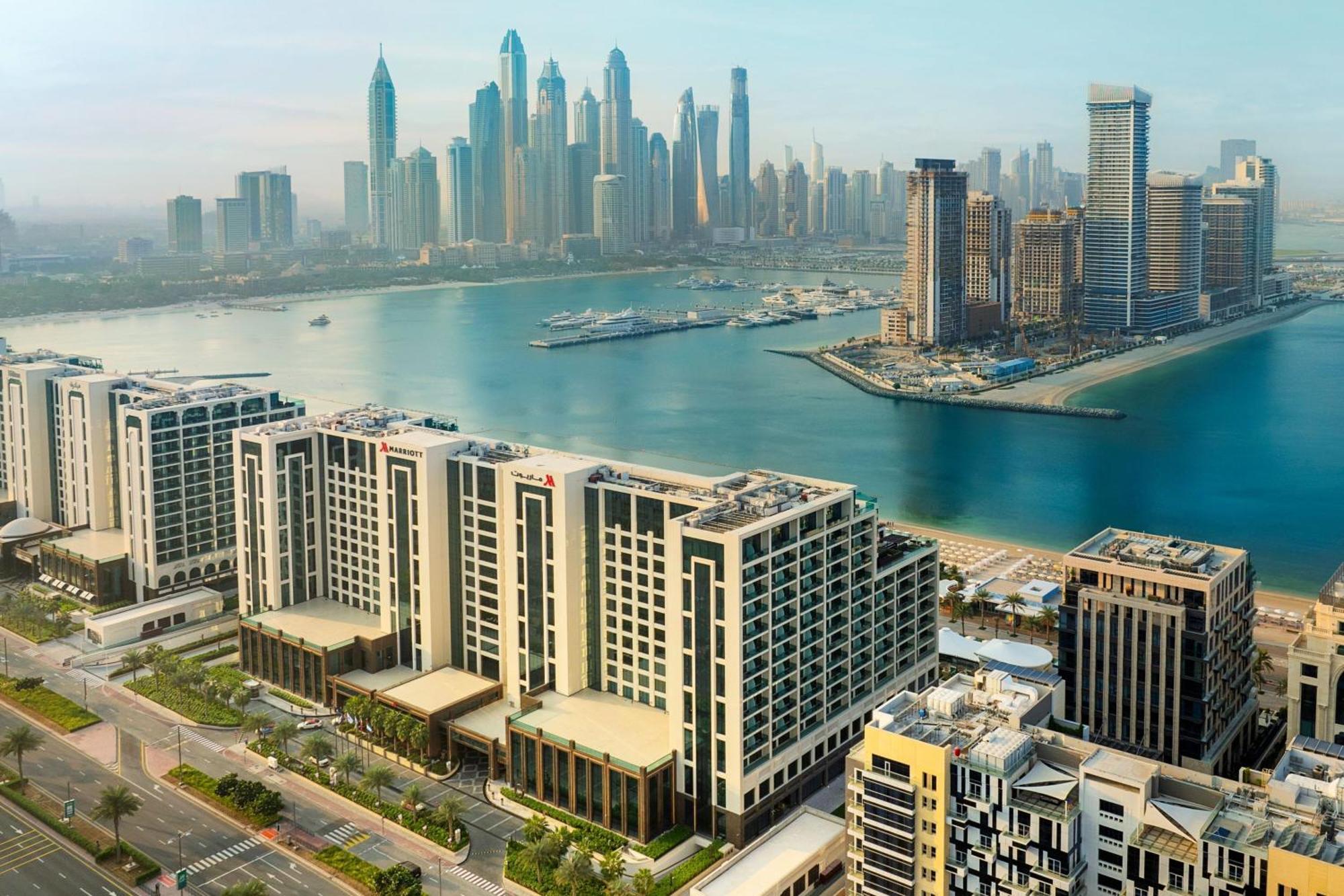 Marriott Resort Palm Jumeirah, Dubai Esterno foto Dubai Marina