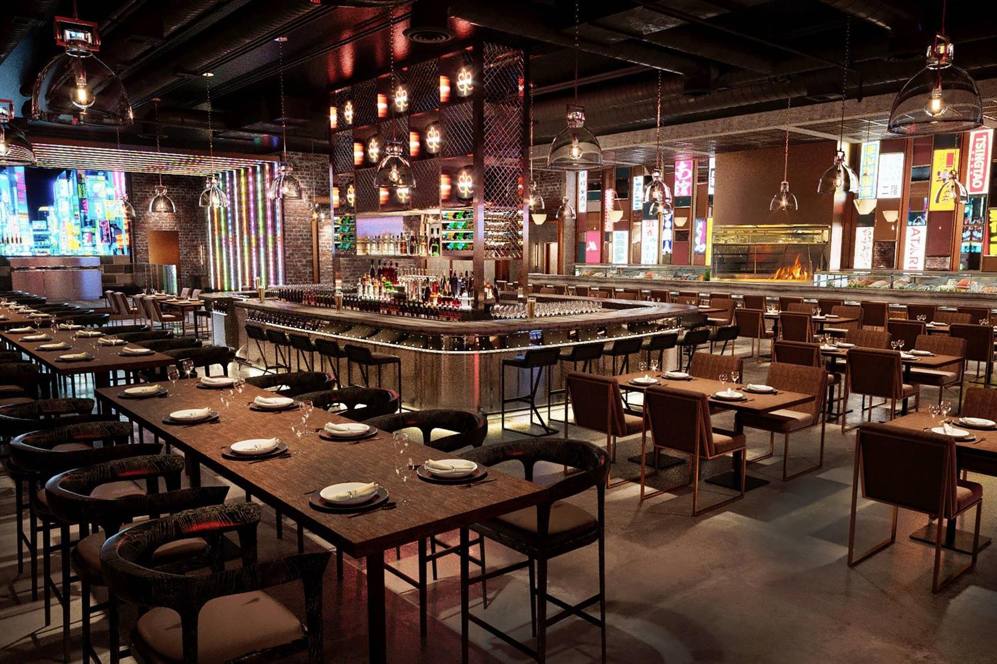 Marriott Resort Palm Jumeirah, Dubai Esterno foto Interior of a restaurant in Hong Kong